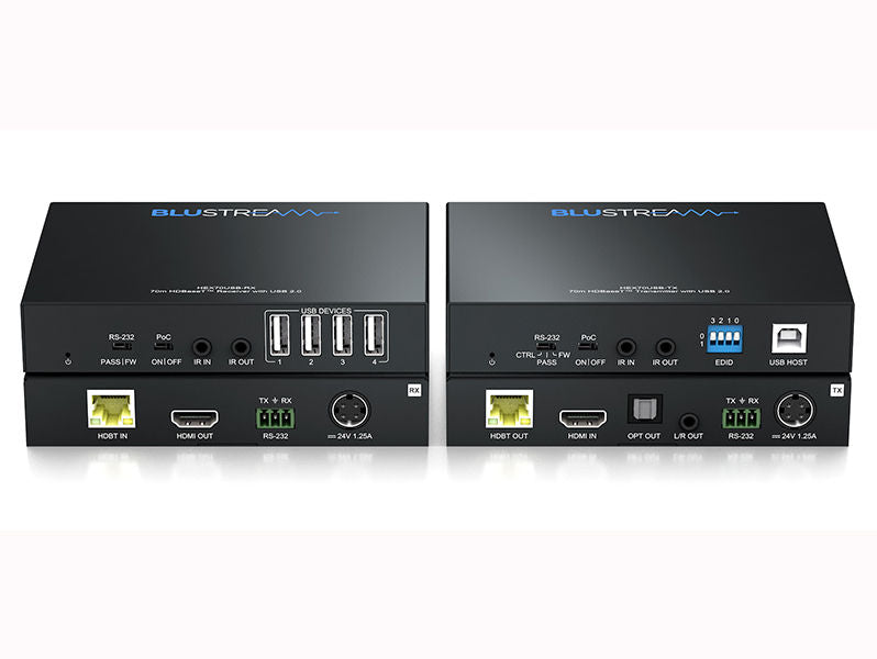 BluStream HEX70USB-KIT HDBaseT™ USB Extender Set - 70m AV Extender BluStream