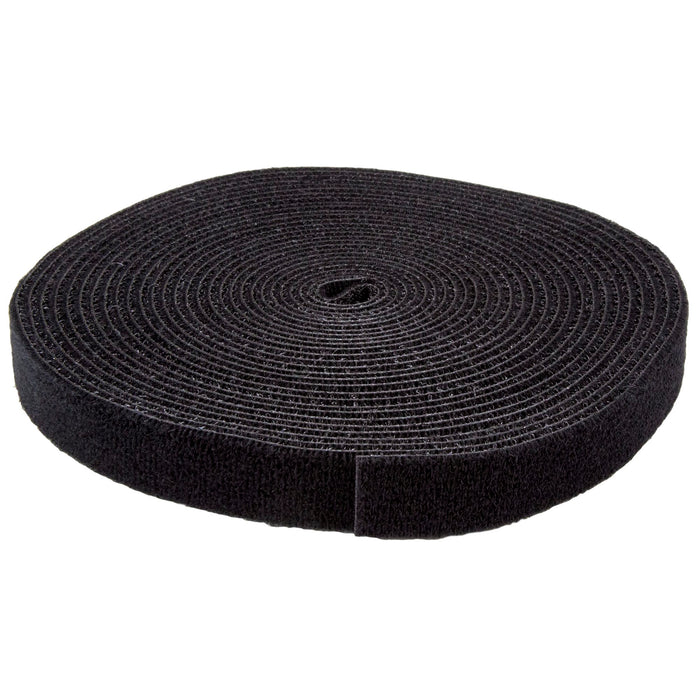 StarTech Hook-and-Loop Cable Management Tie 25 ft. Roll Black - HKLP25 Cable Accessory Startech