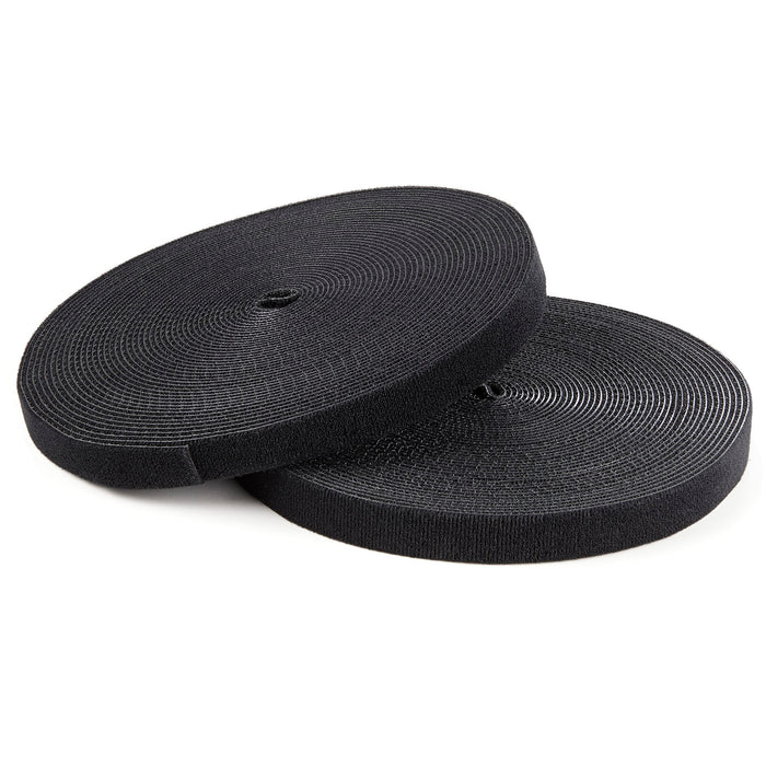 StarTech Hook-and-Loop Cable Management Tie 25 ft. Roll Black - HKLP25 Cable Accessory Startech