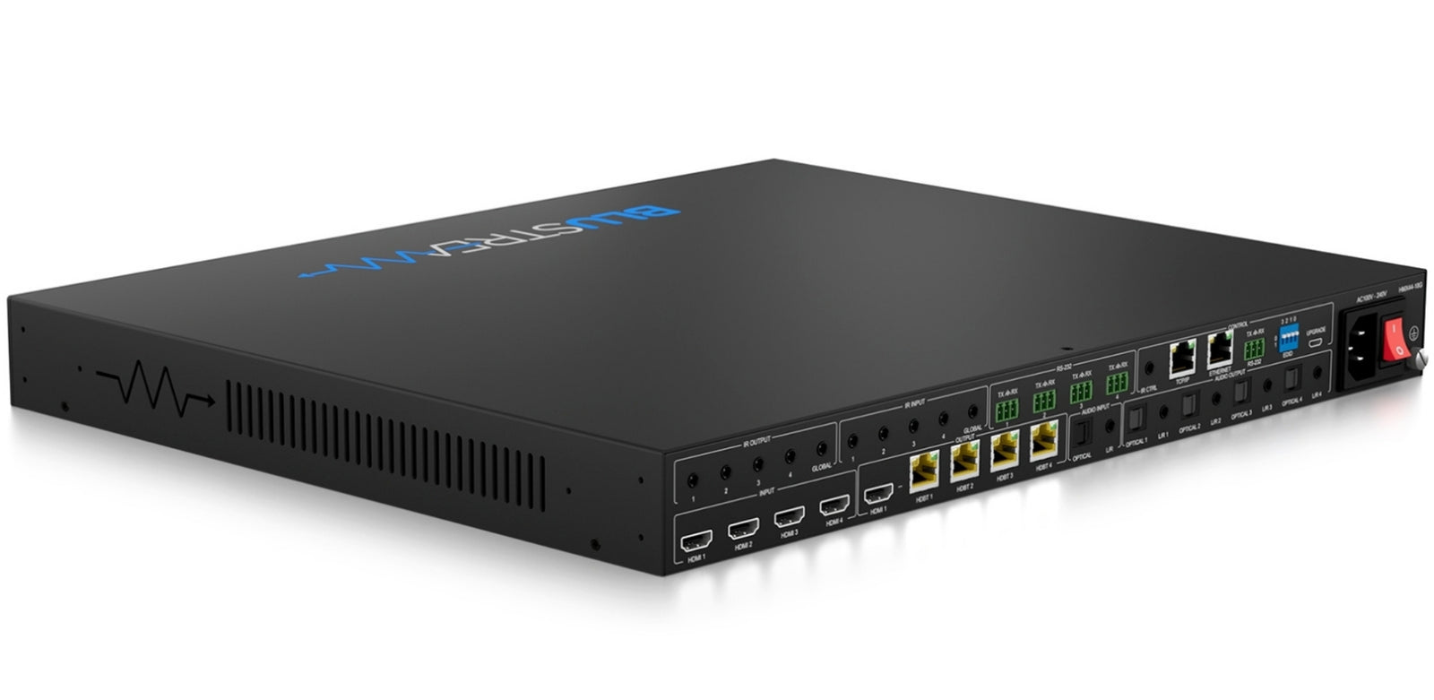 BluStream 4x4 HDBaseT™ ARC Matrix Supporting Uncompressed 4K 60Hz 4:4:4 | HMX44-18G-KIT Matrix Switcher BluStream