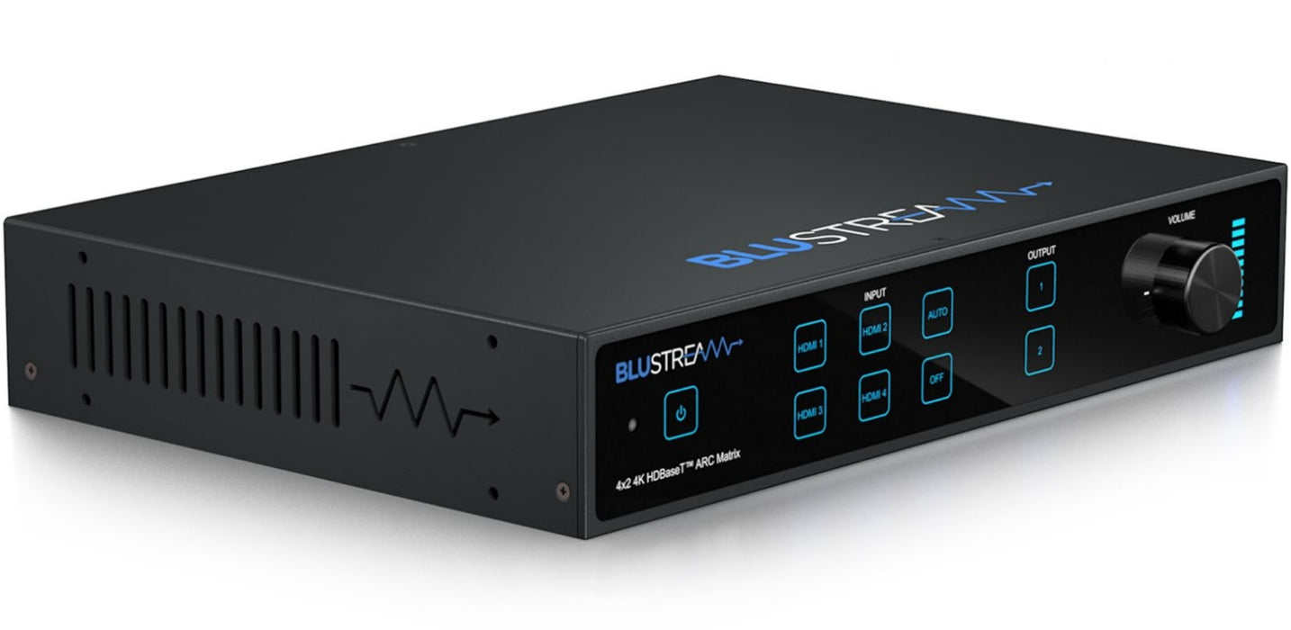 BluStream 4x2 HDBaseT™ Matrix Kit - 70m | HMXL42ARC-KIT