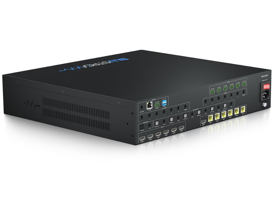 BluStream 6x6 HDBaseT™ CSC ARC Matrix - 70m | HMXL66ARC Matrix Switcher BluStream