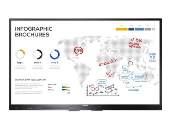 Hisense HN75WR80U 75” 4K UHD Advanced Interactive Display Interactive Touchscreen Display Hisense