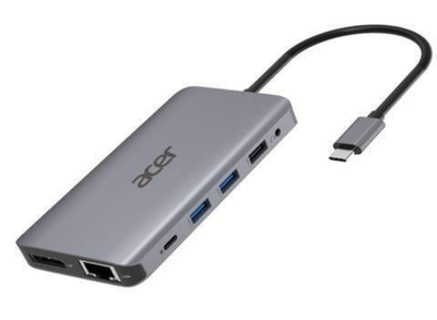 Acer 12in1 Type C Port Hub, Silver | HP.DSCAB.009 Acer Docks & Port Replicators Acer
