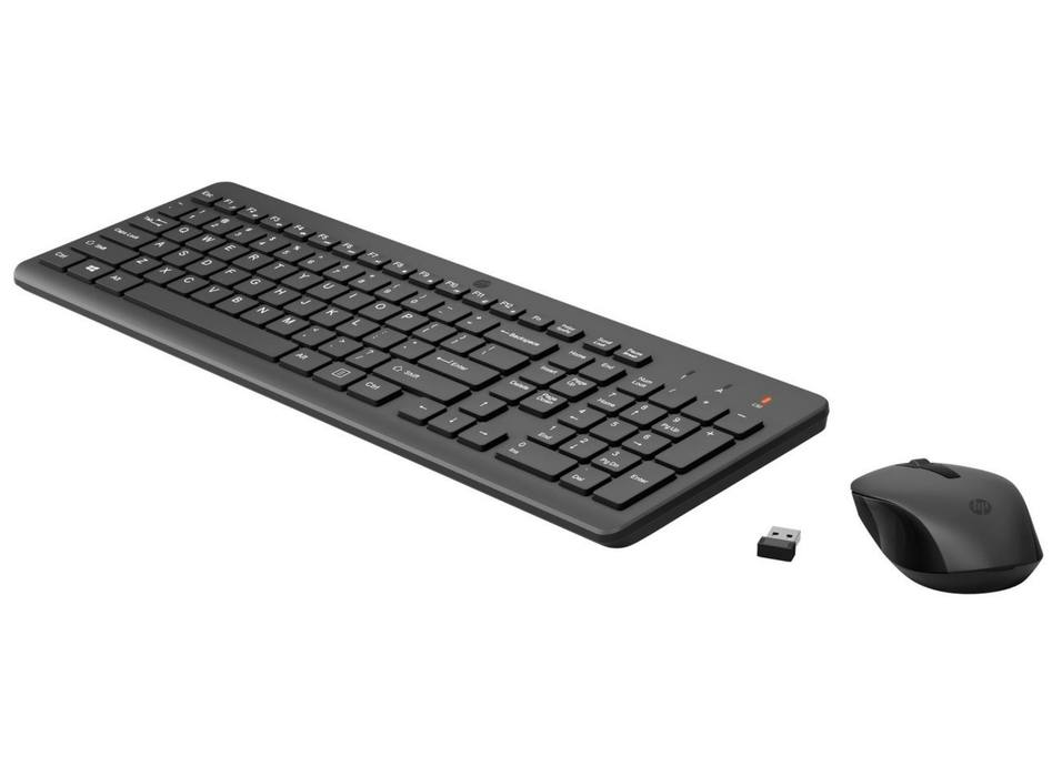 HP 330 Wireless Keyboard & Mouse Set – Full-Size Keyboard with Numeric Keypad | 2V9E6AA#ABD