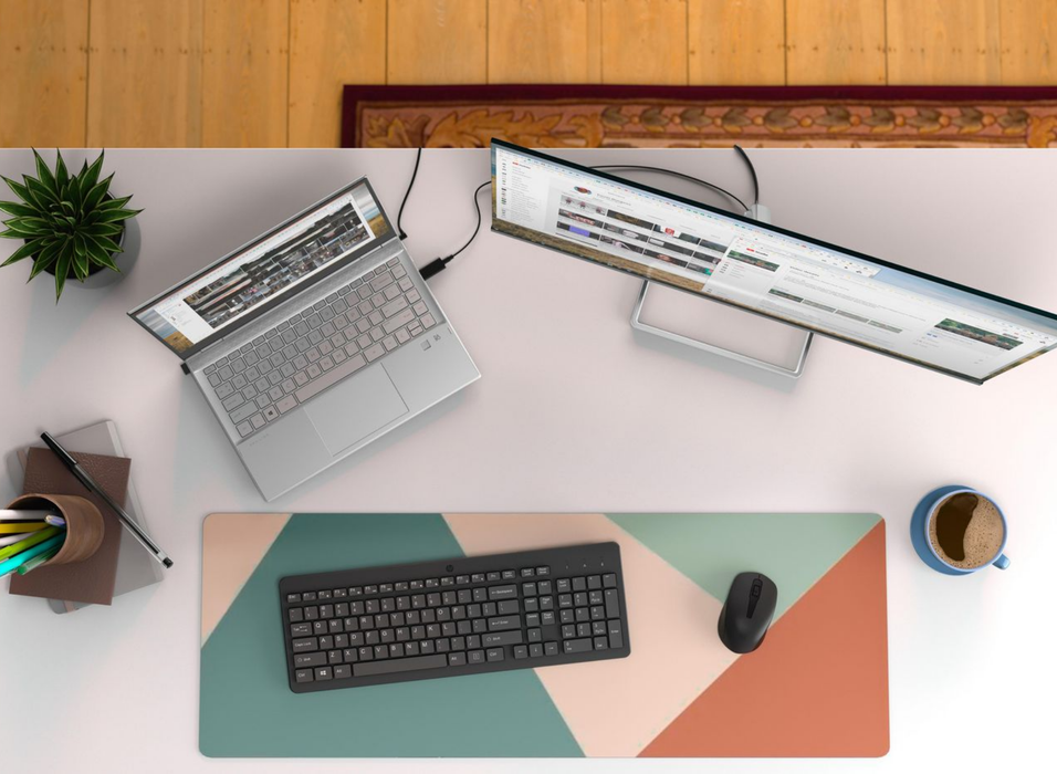 HP 330 Wireless Keyboard and Mouse Set – Full-Size QWERTY | 2V9E6AA#ABB