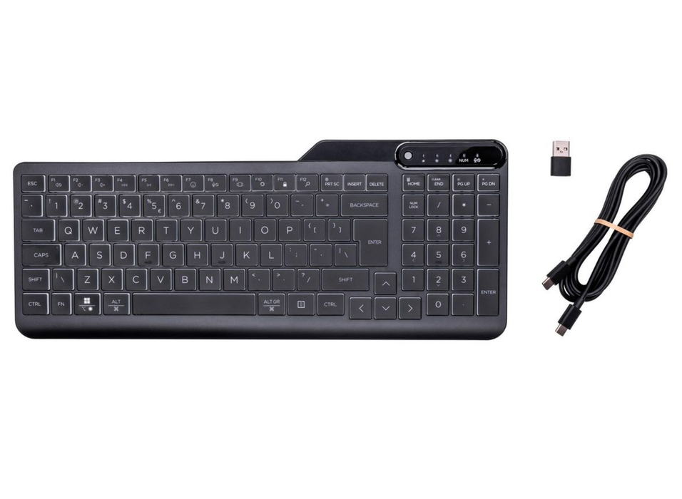 HP 400 Backlit Wired Keyboard – Full-Size Mechanical | 7N7C0AA#ABB