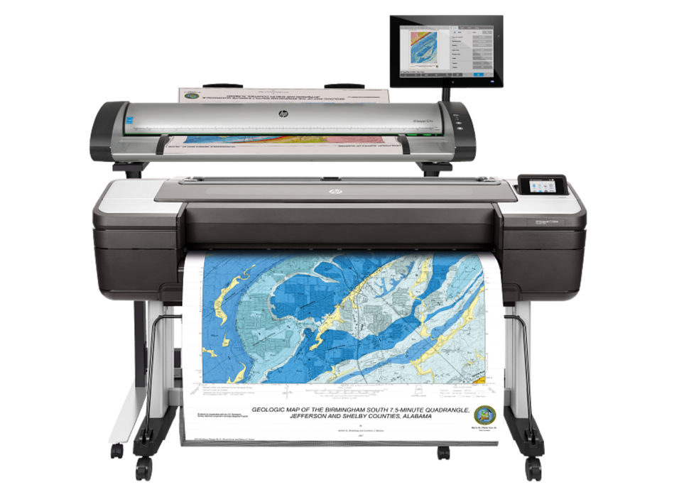 HP DesignJet T1700dr 44-in Large Format Printer | W6B55A#B19 Large Format Printer HP