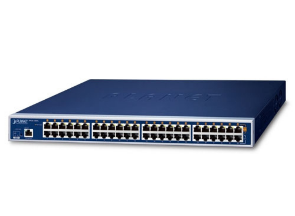 Planet 24-Port Gigabit IEEE 802.3at PoE+ Managed Injector Hub (720 watts) | HPOE-2400G Planet Network Switches Planet