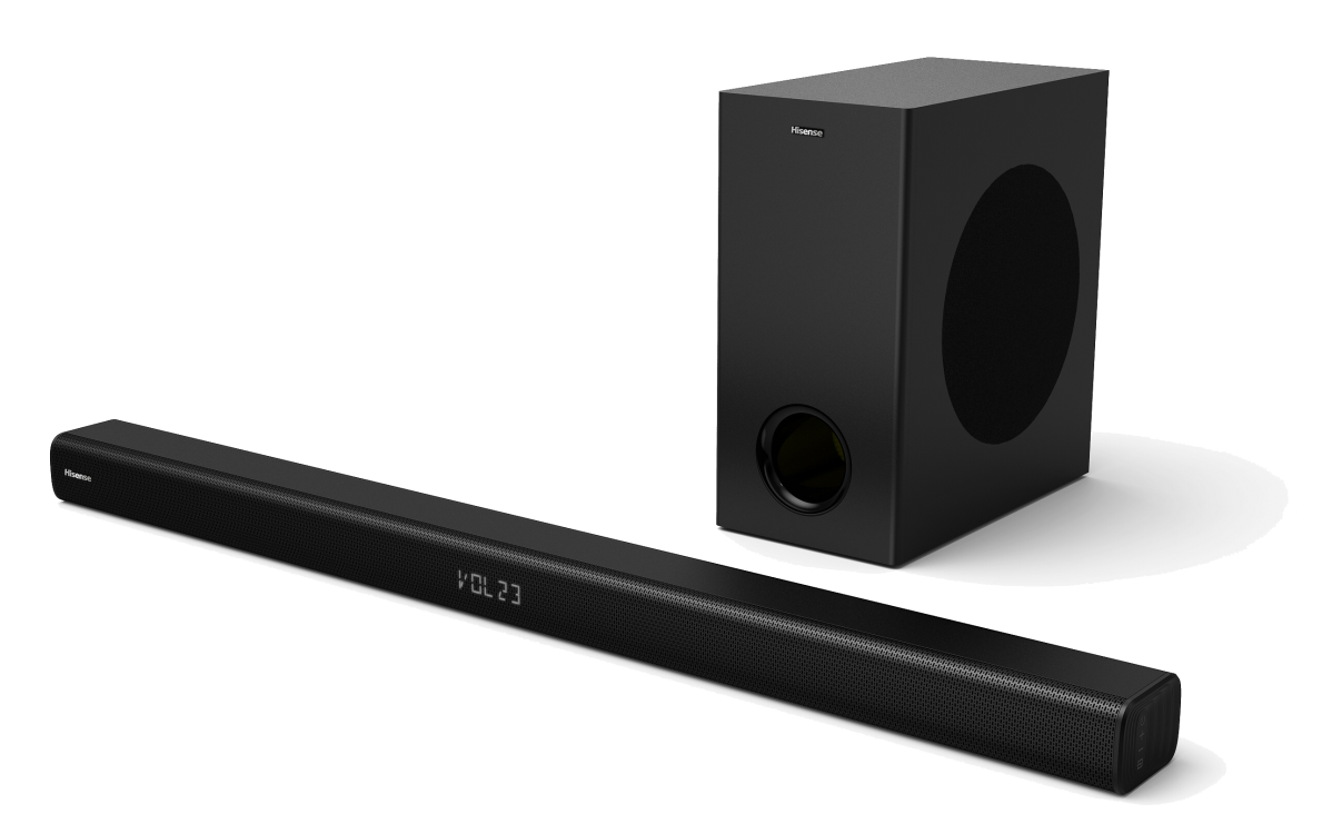 Hisense HS218 Wired 200 2.1 Channels Black Soundbar Speaker Speaker Hisense