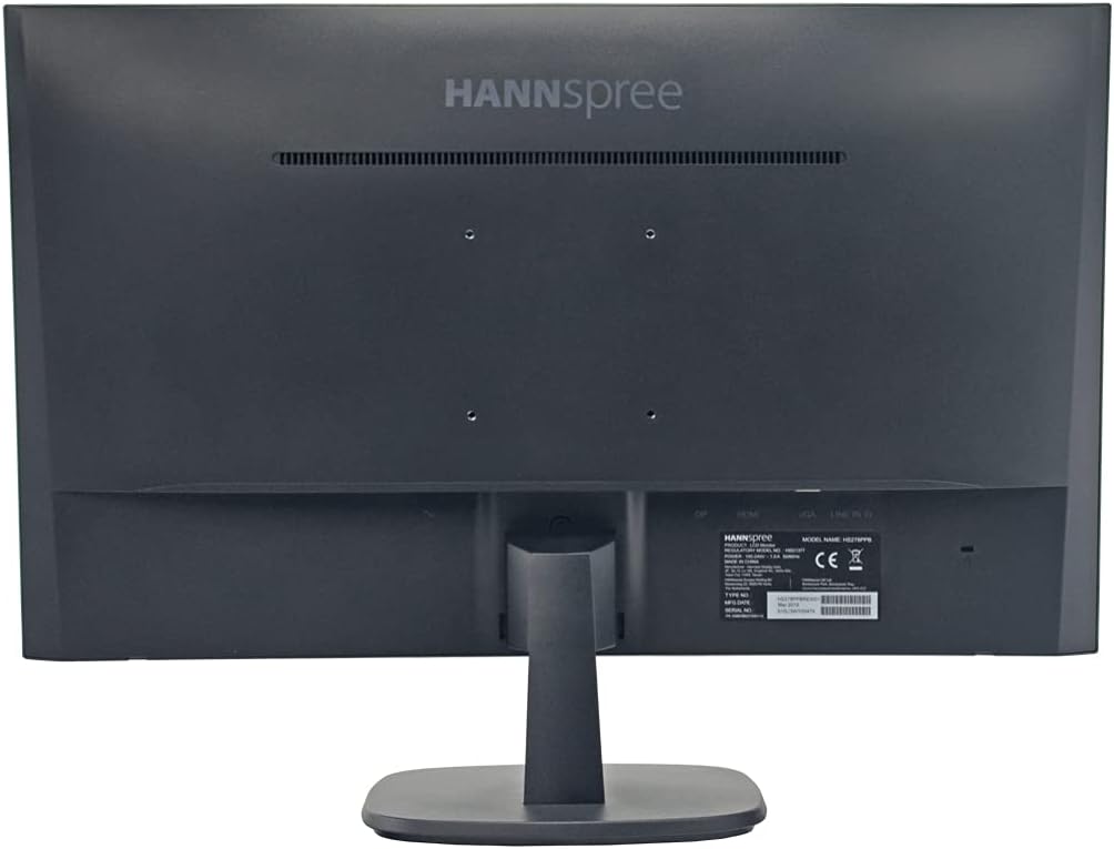 Hannspree 27" Full HD 60Hz Desktop Monitor | HS278PPB Desktop Monitor Hannspree