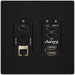 Aurora HT-TX1-WP2-B 2 Input 4K60 HDBaseT??2.0 Transmitter Wall Plate 330ft (Black) AV Extender Aurora