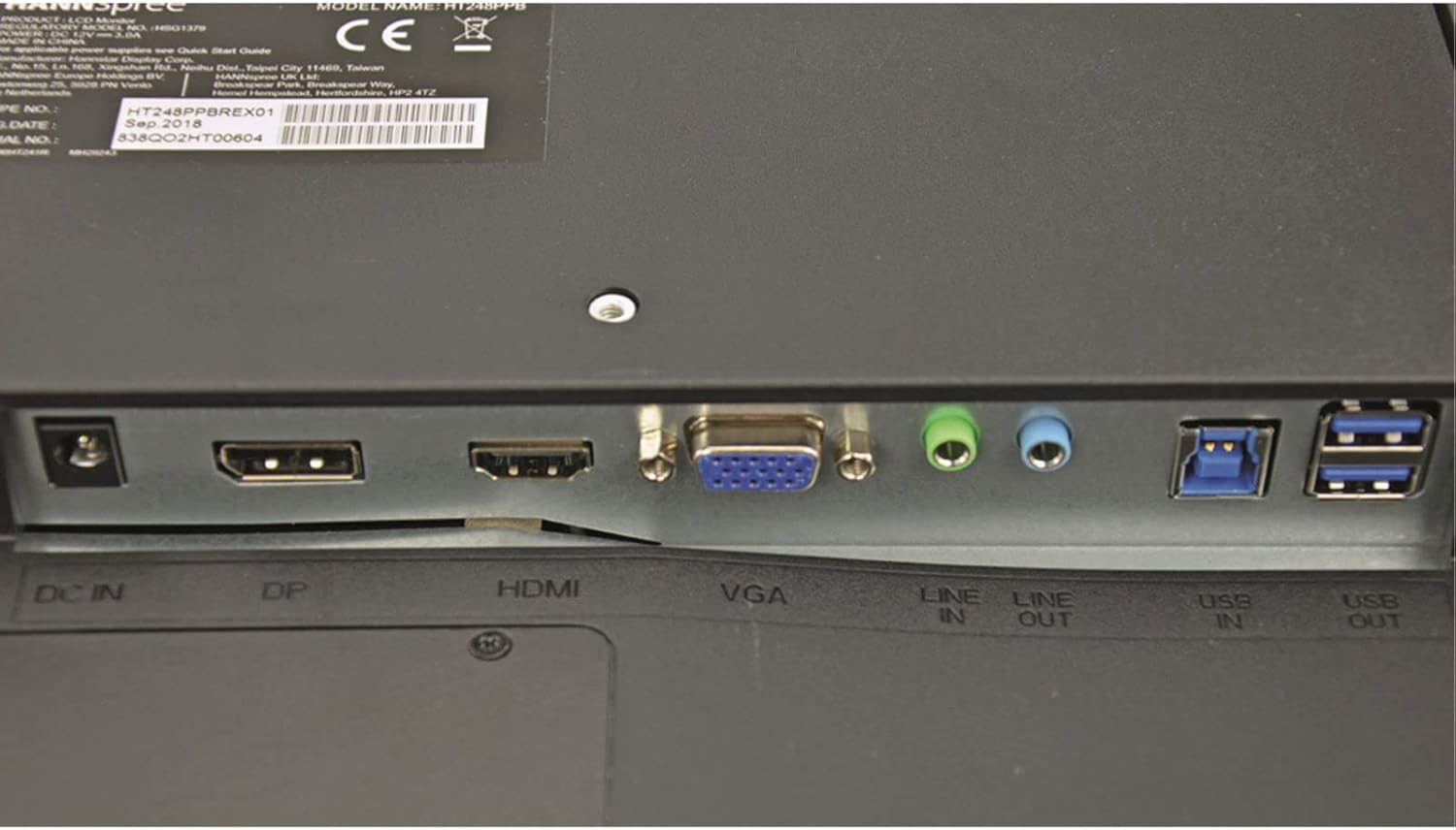 Hannspree 23.8" Full HD Touchscreen Monitor | HT248PPB Touchscreen Monitor Hannspree