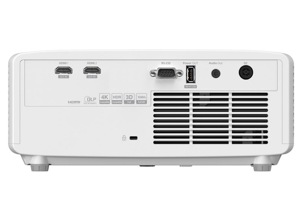 Optoma HZ146X-W Compact High Brightness Full HD Laser Home Projector - 3800 Lumens Projector Optoma