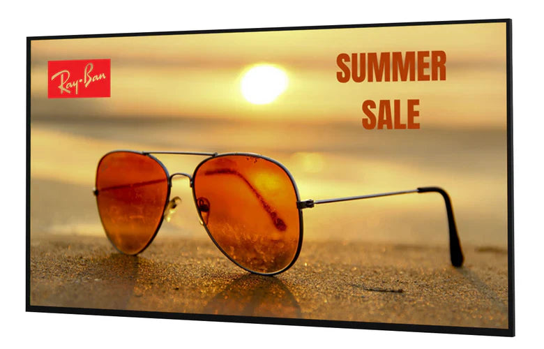 Moove 75 Inch High Brightness Digital Signage Display 700 cd/m² Android 14 - 4K Ultra HD Commercial Monitor High Brightness Digital Signage ScreenMoove