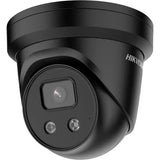 Hikvision 6MP DarkFighter AcuSense Fixed Turret IP Camera with Built-in Mic, 2.8mm Black | DS-2CD2366G2-IU-2.8MM-BLACK