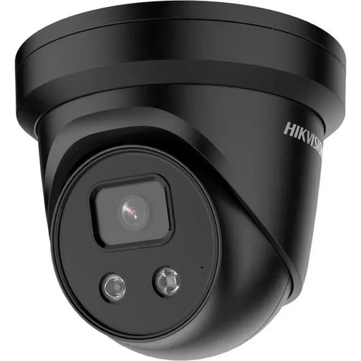 Hikvision 6MP DarkFighter AcuSense Fixed Turret IP Camera with Built-in Mic, 2.8mm Black | DS-2CD2366G2-IU-2.8MM-BLACK Dome IP Cameras Hikvision
