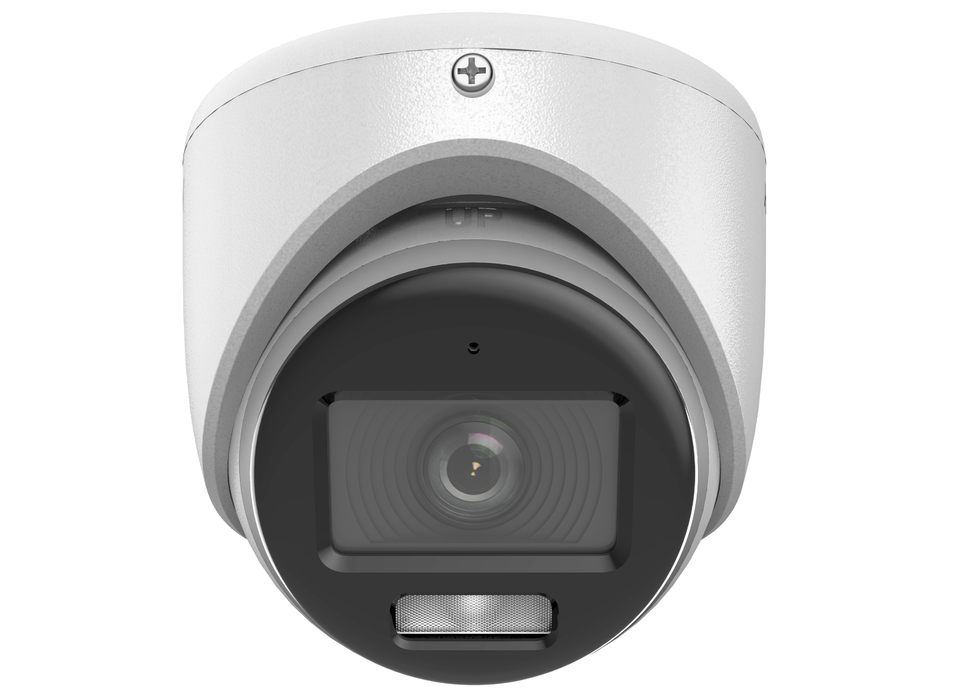 Hikvision 3K ColorVu AOC Fixed Turret Camera with Built-in Microphone 2.8mm White | DS-2CE70KF0T-LMFS-2.8mm-white Dome TVI AHD CVI Cameras Hikvision