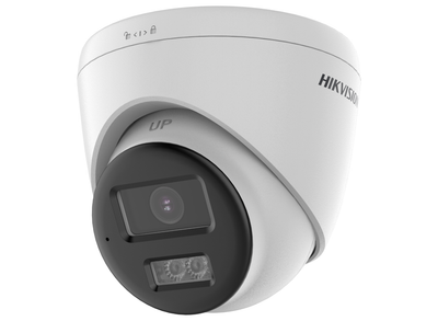 Hikvision 3K ColorVu AOC Fixed Turret Camera with Two-Way Audio 2.8mm White | DS-2CE78K0T-LTS-2.8MM-WHITE Dome TVI AHD CVI Cameras Hikvision