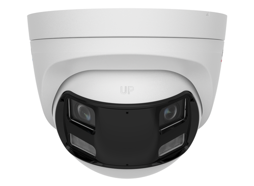 Hikvision 3K ColorVu Outdoor AOC Dual-Lens Camera with Built-in Microphone 2.8mm White | DS-2CE72KF3TP-DLS Dome TVI AHD CVI Cameras Hikvision