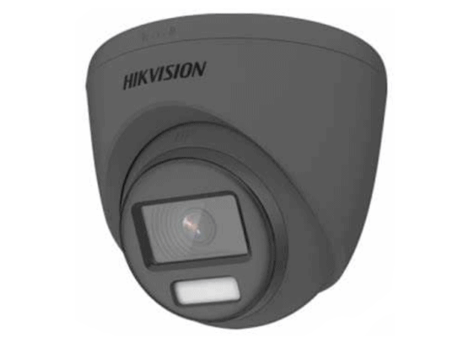 Hikvision 3K ColorVu PoC Fixed Turret Camera 2.8mm Grey | DS-2CE72KF3T-E-2.8MM-GREY
