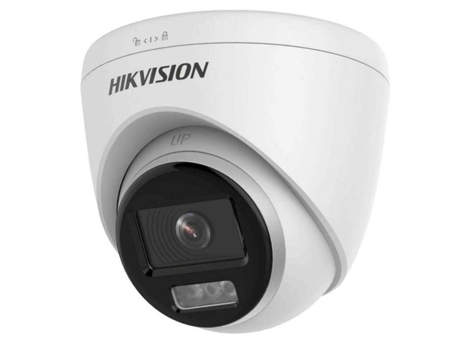 Hikvision 3K Dual-Light PoC Fixed Turret Camera 2.8mm White | DS-2CE72KF3T-LE-2.8MM-WHITE