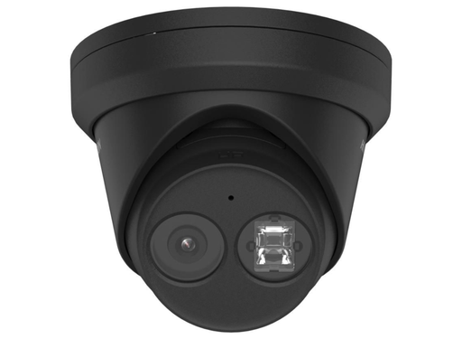 Hikvision 4MP AcuSense Fixed Turret IP Camera with Built-in Microphone, 2.8mm, Black | DS-2CD2343G2-IU-2.8MM-BLACK Dome IP Cameras Hikvision