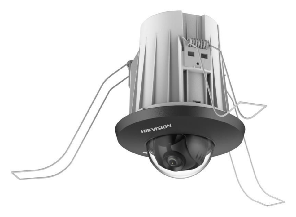 Hikvision 4MP AcuSense In-Ceiling Fixed Mini Dome IP Camera with Built-in Microphone, 2.8mm, White | DS-2CD2E43G2-U-2.8MM