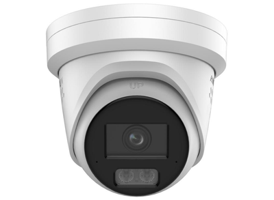 Hikvision 4MP ColorVu 3.0 Fixed Turret IP Network Camera with 2-Way Audio & Smart Hybrid Light 2.8mm White | DS-2CD2347G3-LIS2UY-SL-WHITE-2.8MM Dome IP Cameras Hikvision