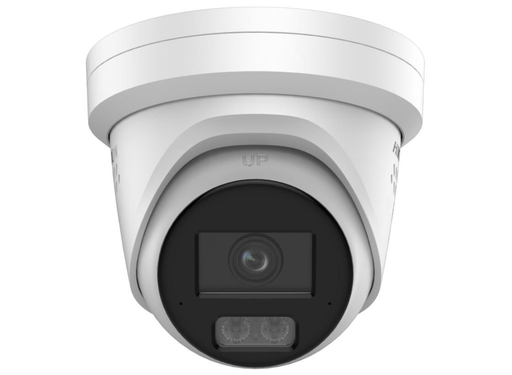 Hikvision 4MP ColorVu 3.0 Fixed Turret IP Network Camera with 2-Way Audio & Smart Hybrid Light 2.8mm White | DS-2CD2347G3-LIS2UY-SL-WHITE-2.8MM Dome IP Cameras Hikvision