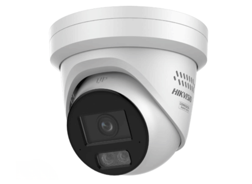 Hikvision 4MP ColorVu 3.0 Fixed Turret IP Network Camera with 2-Way Audio & Smart Hybrid Light 2.8mm White | DS-2CD2347G3-LIS2UY-SL-WHITE-2.8MM Dome IP Cameras Hikvision