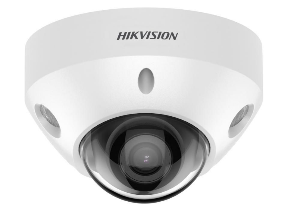 Hikvision 4MP ColorVu AcuSense Vandal Resistant Dome IP Camera with Built-in Microphone, 2.8mm, White | DS-2CD2547G2-LS-2.8MM