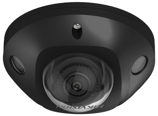 Hikvision 4MP DarkFighter AcuSense Vandal-Resistant Mini Dome IP Network Camera with Built-in Mic 2.8mm Black | DS-2CD2546G2-IS2.8MM-BLACK Dome IP Cameras Hikvision