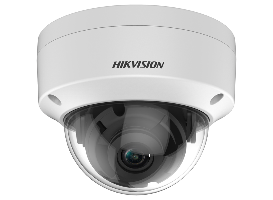 Hikvision 5MP PoC Vandal-Resistant Dome Camera 2.8mm White | DS-2CE57H0T-VPITE-2.8mm