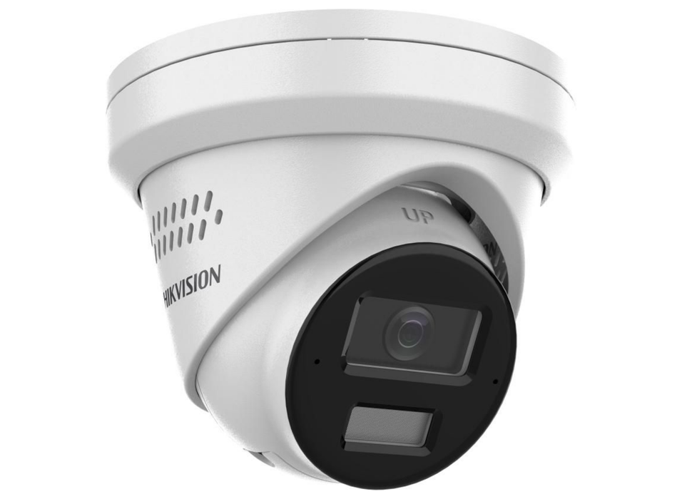 Hikvision 8MP AcuSense ColorVu Turret IP Camera with Built-in Mic 2.8mm White | DS-2CD2383G2-LI2U-SL-WHITE-2.8MM Dome IP Cameras Hikvision