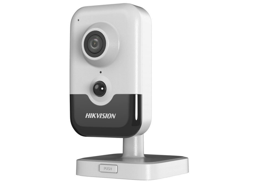 Hikvision 8MP AcuSense Fixed Cube IP Camera with Built-in Mic, 2.8mm White | DS-2CD2483G2-I-2.8MM-WHITE Dome IP Cameras Hikvision