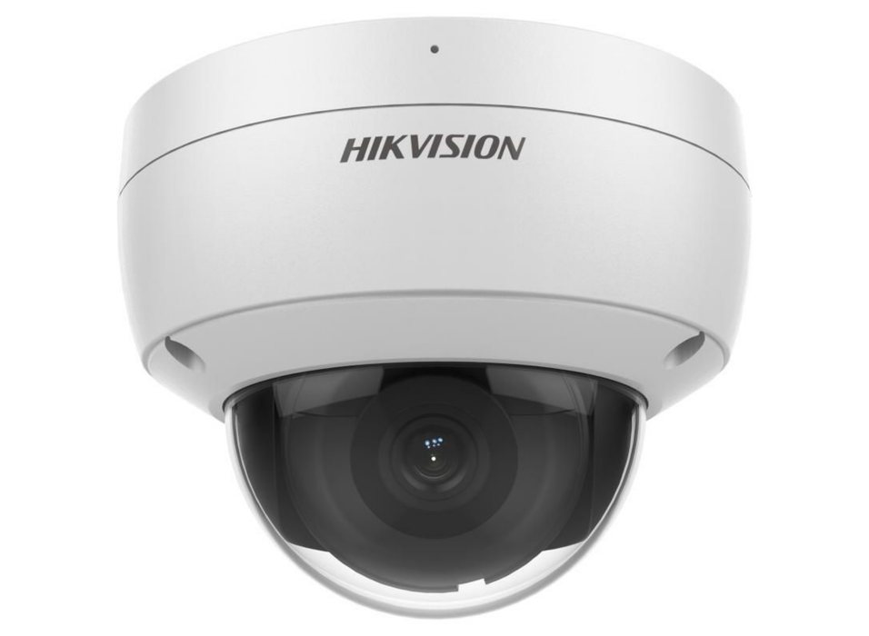 Hikvision 8MP AcuSense Vandal-Resistant Dome IP Camera with Built-in Mic, 2.8mm White | DS-2CD2183G2-IU-2.8MM Dome IP Cameras Hikvision