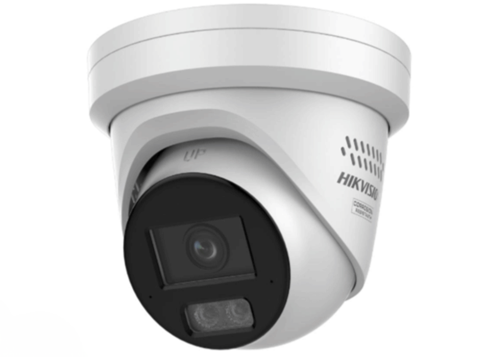 Hikvision 8MP ColorVu 3.0 Turret IP Camera with Two-Way Audio 2.8mm White | DS-2CD2387G3-LIS2UY-SL-WHITE-2.8MM Dome IP Cameras Hikvision
