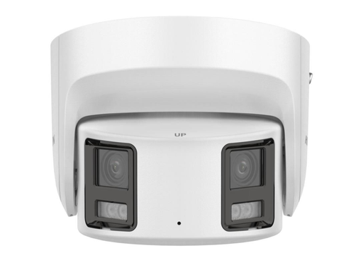 Hikvision 8MP ColorVu AcuSense Panoramic Fixed Turret IP Camera with 2-Way Audio 4mm White | DS-2CD2387G2P-LSU-SL Dome IP Cameras Hikvision