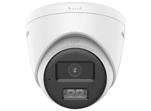 Hikvision 8MP ColorVu Fixed Turret Dome Camera with Two-Way Audio & Smart Hybrid Light, 2.8mm, White | DS-2CE78U0T-LTS-2.8MM Dome TVI AHD CVI Cameras Hikvision