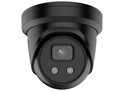 Hikvision 8MP DarkFighter AcuSense Fixed Turret IP Network Camera with Built-In Mic 2.8mm Black | DS-2CD2386G2-IU-2.8MM-BLACK Dome IP Cameras Hikvision