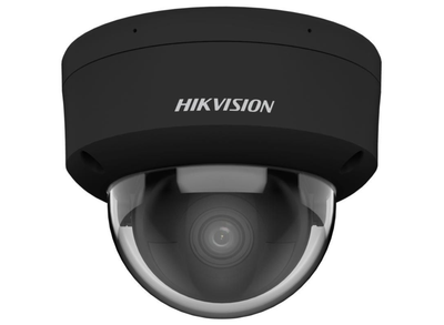 Hikvision 8MP DarkFighter AcuSense Vandal-Resistant Dome IP Network Camera with Built-In Mic 2.8mm Black | DS-2CD2186G2H-ISU-2.8MM-BLACK Dome IP Cameras Hikvision