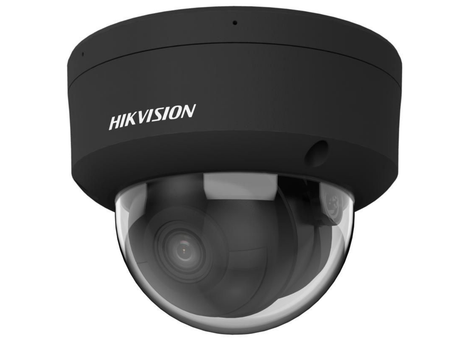Hikvision 8MP DarkFighter AcuSense Vandal-Resistant Dome IP Network Camera with Built-In Mic 2.8mm Black | DS-2CD2186G2H-ISU-2.8MM-BLACK Dome IP Cameras Hikvision