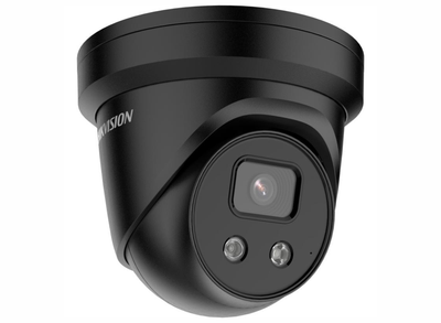 Hikvision DS-2CD2346G2-IU(C) 4 MP AcuSense Fixed Turret Network Camera - Black Security Camera Hikvision