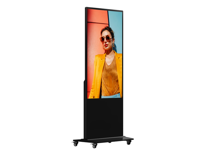 Hikvision DS-D6055UN-D/S 55" 4K UHD Slim Floor Standing Digital Signage Display Digital Signage Display Hikvision