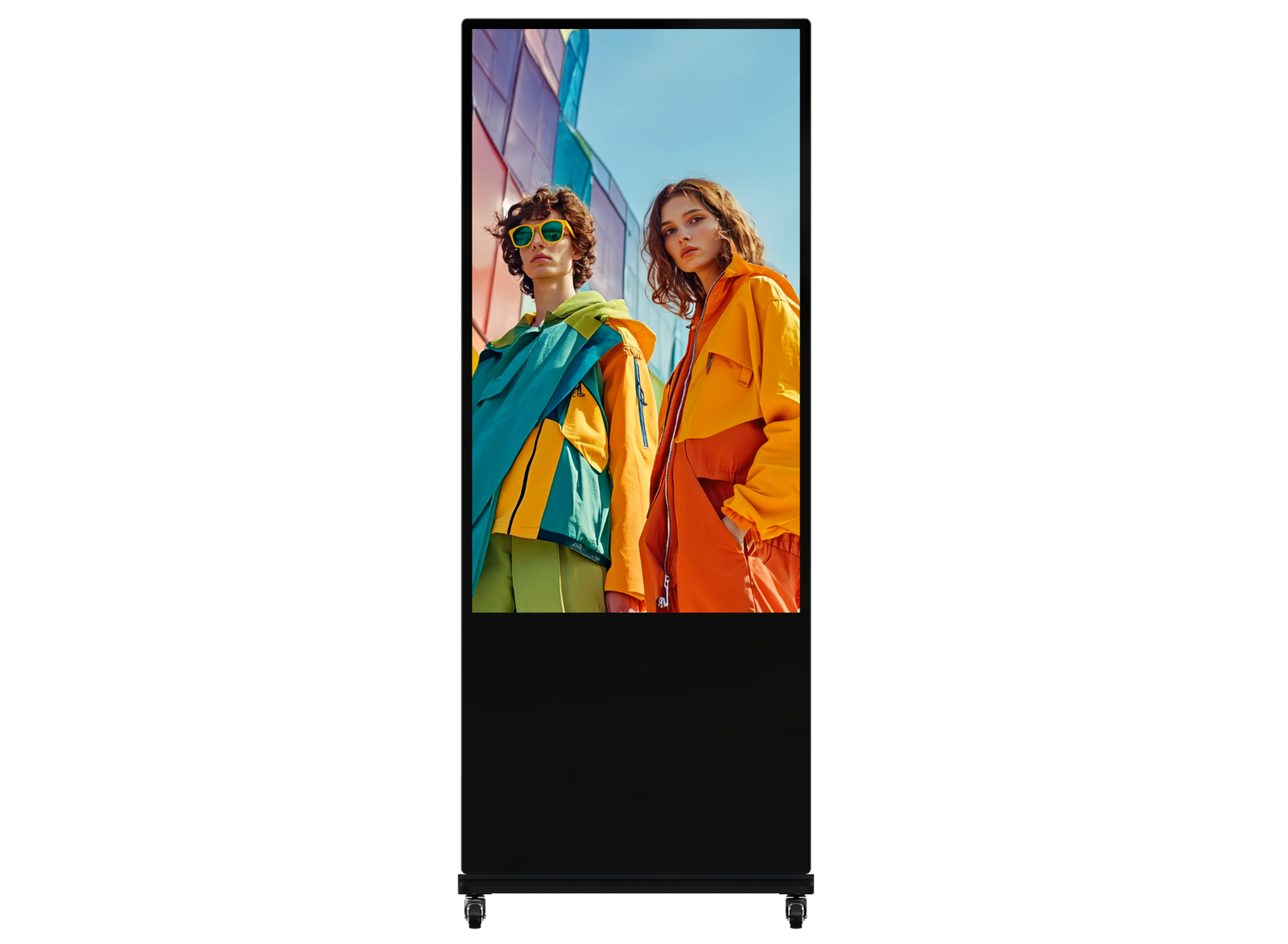 Hikvision DS-D6055UT-D/S 55" 4K UHD Touchable Slim Floor Standing Digital Signage Display Digital Signage Display Hikvision