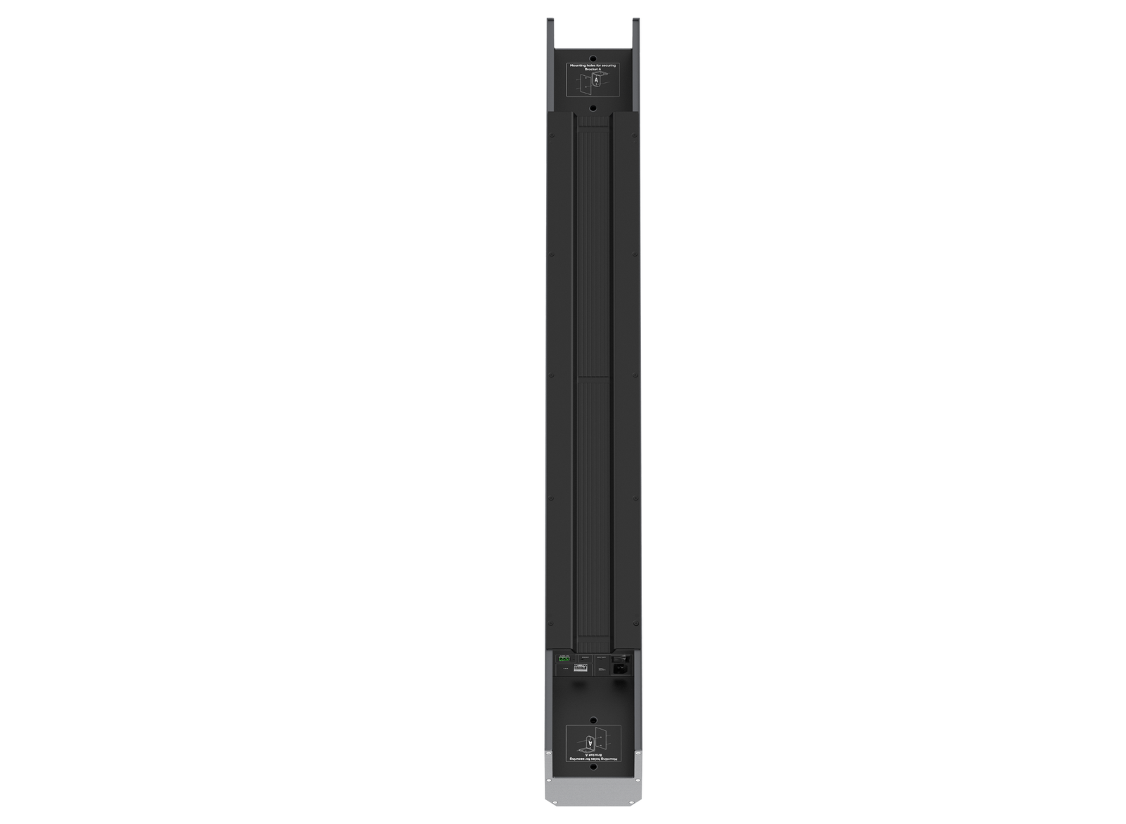 Hikvision DS-QAPS4U20-2 2.25" Network Linear Speaker Column - 200W Speaker Hikvision