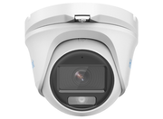 Hikvision HiLook 2MP Outdoor ColorVu AOC Dome Camera with Built-in Mic 2.8mm White | THC-T129-MS-2.8MM-WHITE Dome TVI AHD CVI Cameras HiLook