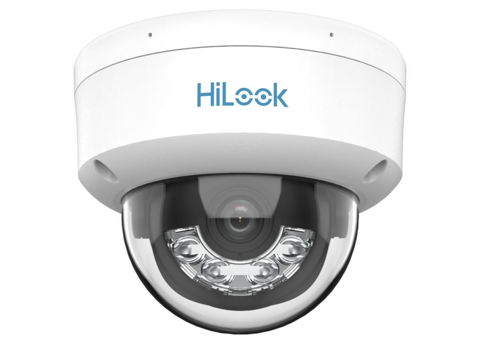 Hikvision HiLook 4MP ColorVu 3.0 Outdoor IP PoE Vandal-Resistant Dome Camera 2.8mm White | IPC-D149HAA-LU-2.8MM-WHITE Dome IP Cameras HiLook
