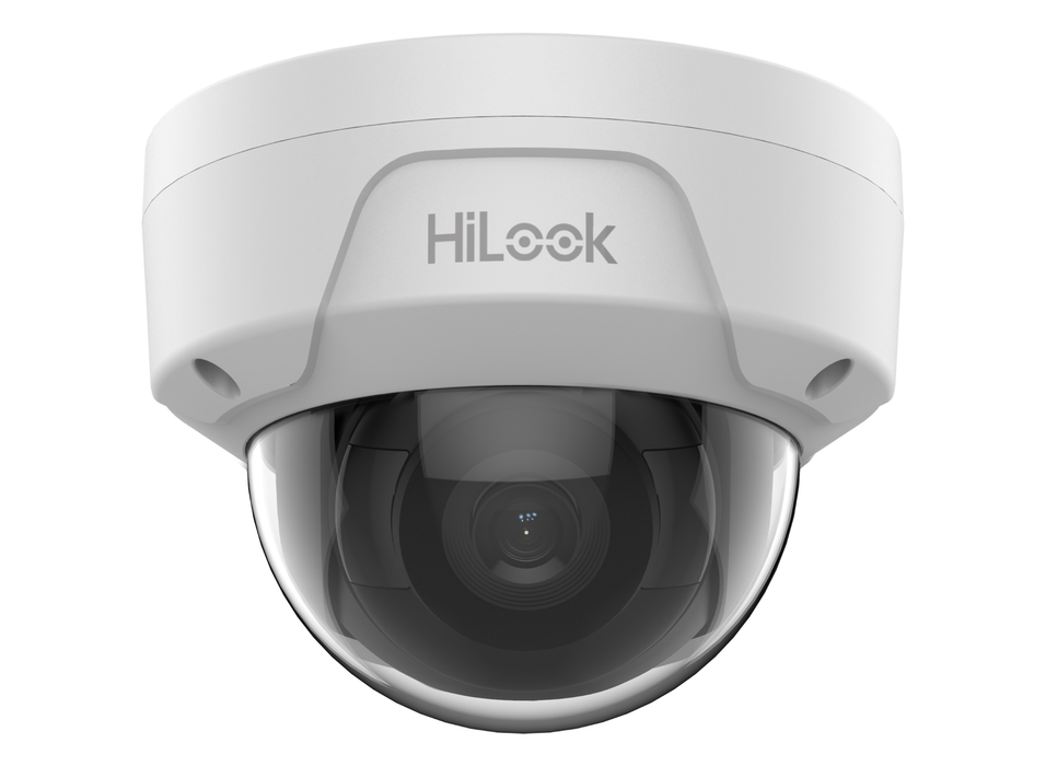 Hikvision HiLook 4MP Vandal Resistant IP PoE Dome Camera 2.8mm White | IPC-D140HA-2.8MM